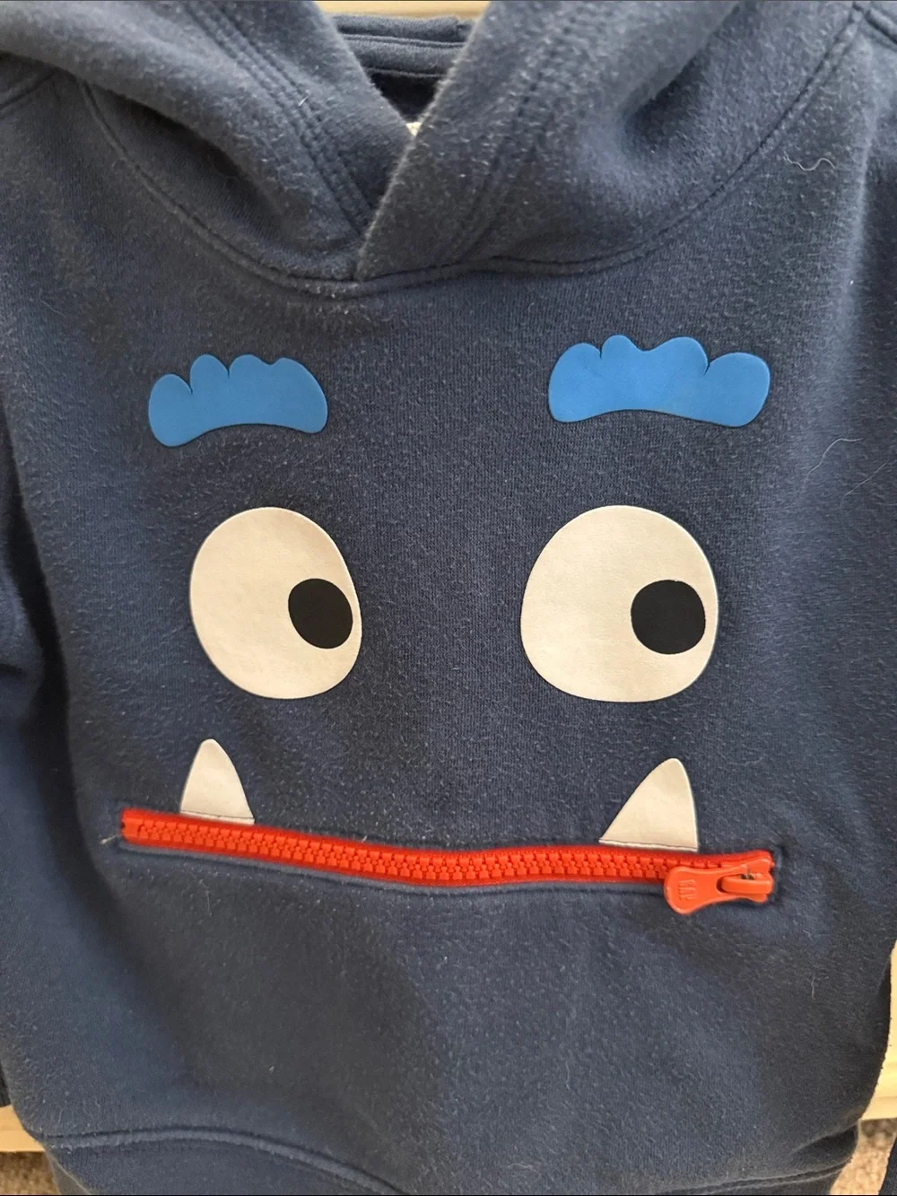 GAP Navy Blue Monster Hoodie & Denim Monster Jeans Set